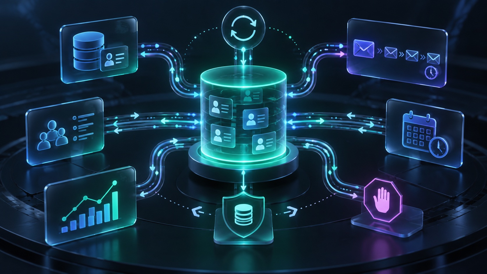 CRM integrace s e-mailem, kalendářem, reportingem a obchodní automatizací